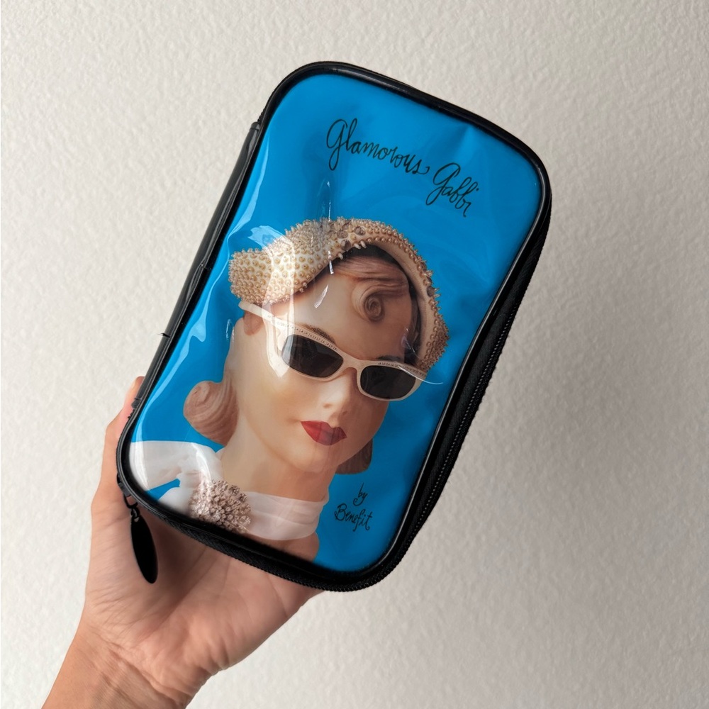 Gabbi by Benefit compartment makeup bag Blue OS - Picture 4 of 4